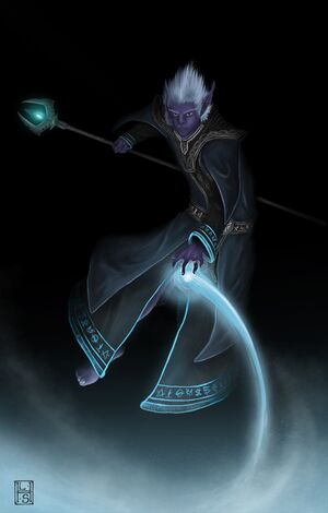 Dark Elf - art by Bladnoch.