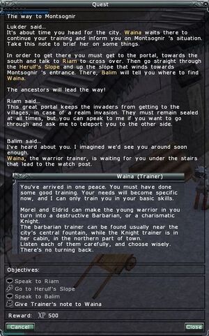 The Way to Montsognir Quest Screenshot.jpg