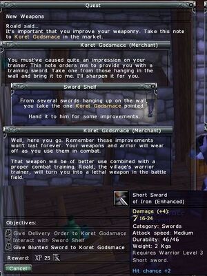 New Weapons (Alsius Warrior) Quest Screenshot.jpg