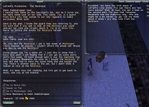 Lefrath's Runestone - The Necklace (Alsius) Quest Screenshot.jpg